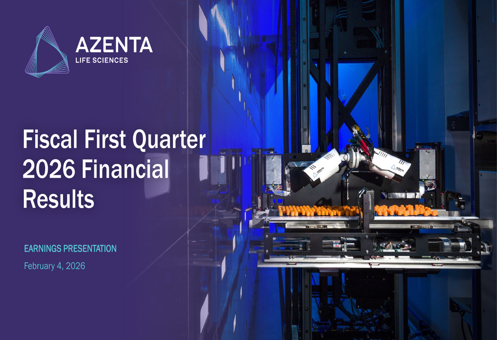 Azenta Q1 2026 slides