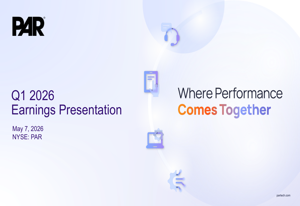 PAR Q1 2026 presentation