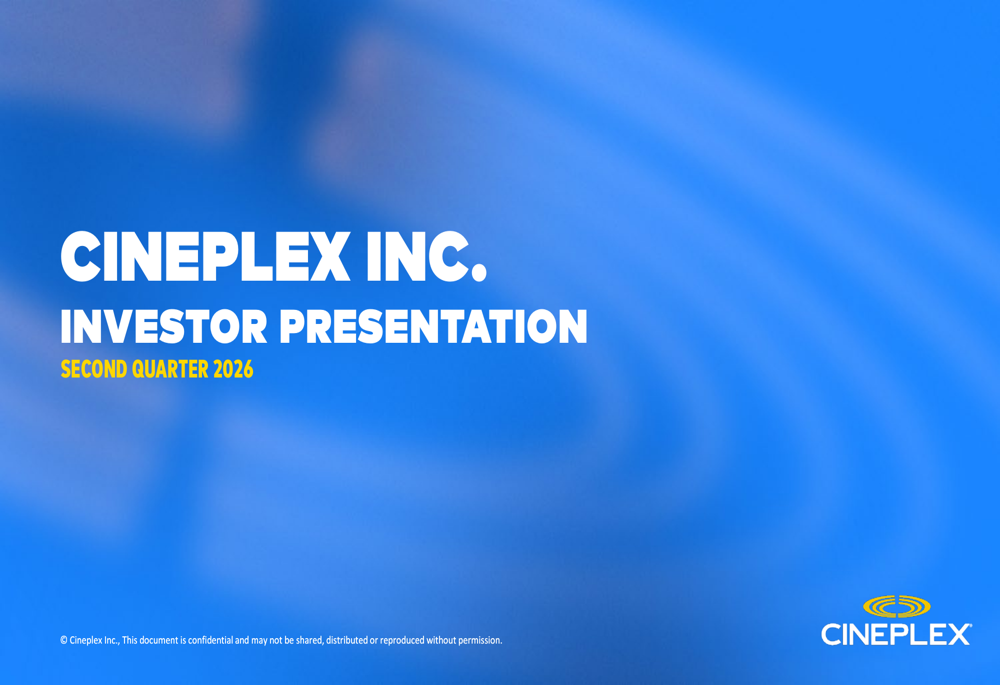 Cineplex Q2 2026 slides