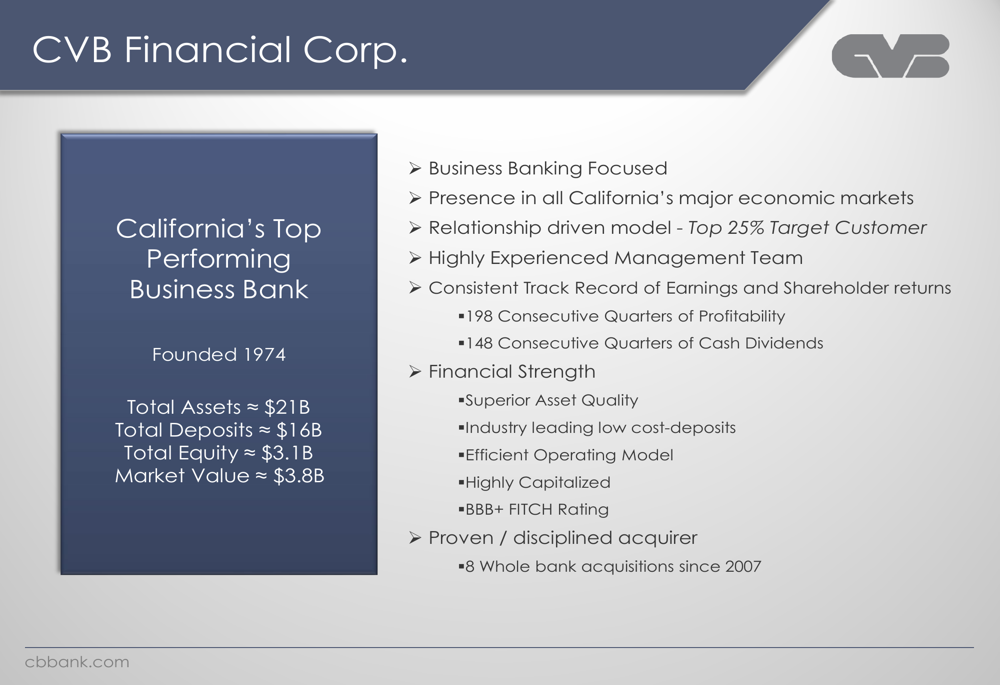 CVB Financial Q3 2026 slides: Heritage deal drives margin expansion By ...