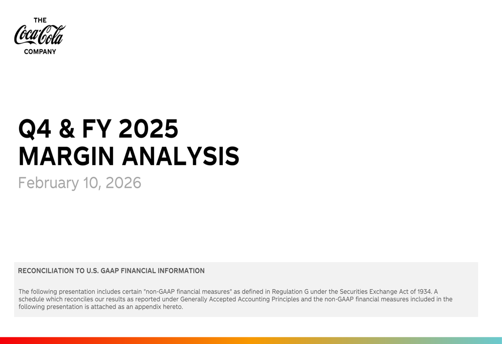 Coca-Cola Q4 & FY 2025 slides