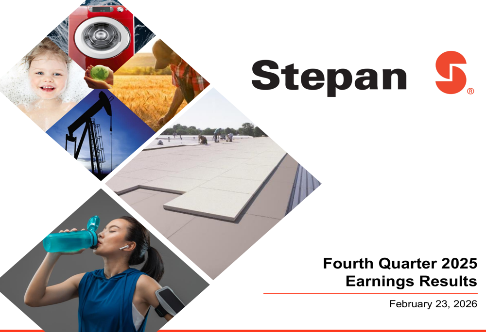 Stepan Q4 2025 slides