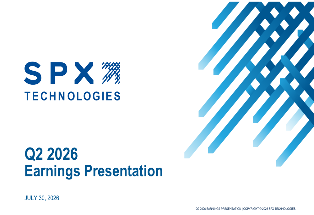 SPX Q2 2026 slides
