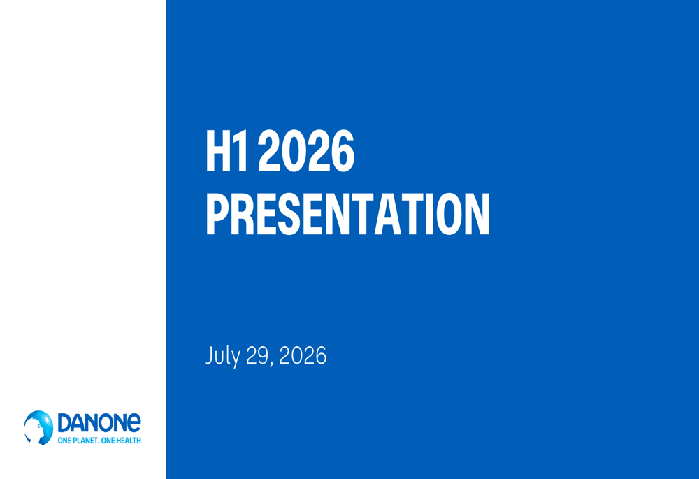 Danone Q2 2026 slides