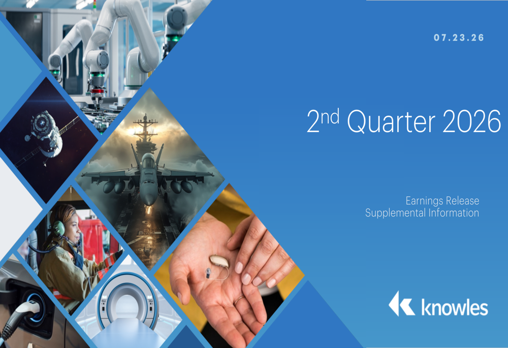Knowles Q2 2026 slides
