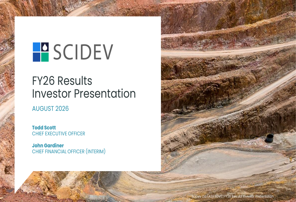 SciDev FY26 slides