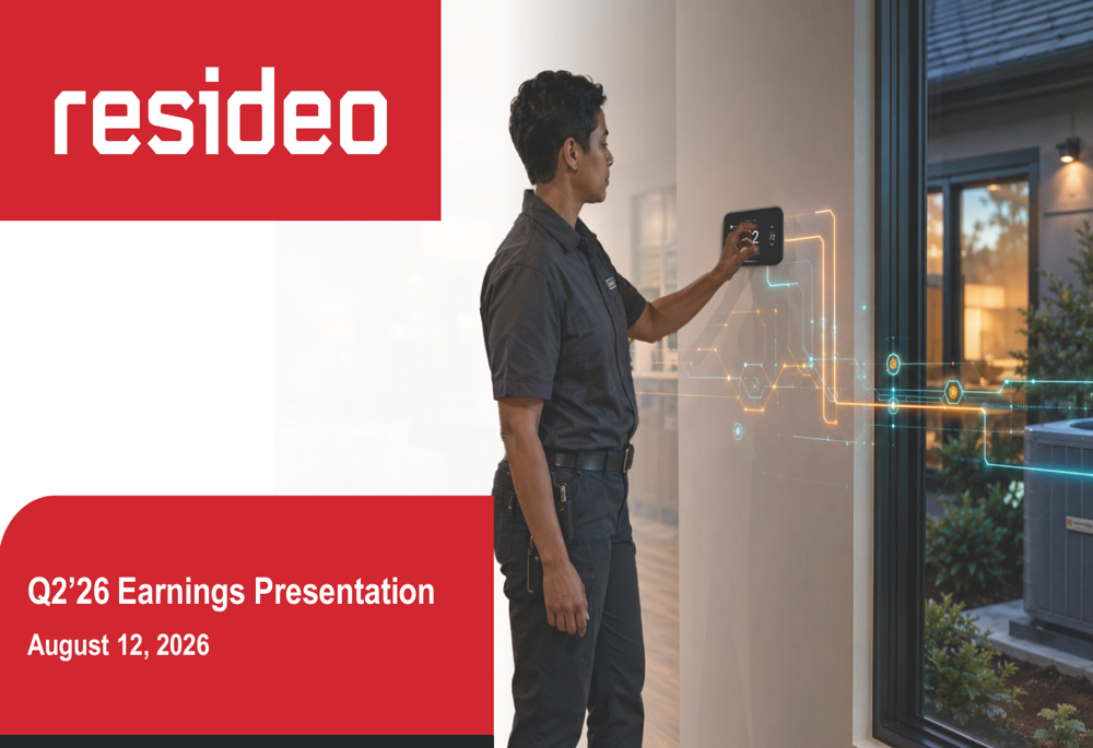 Resideo Q2 2026 slides