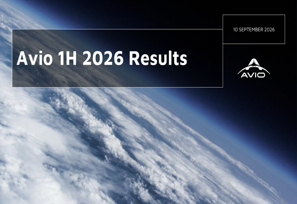 Avio 1H 2026 slides