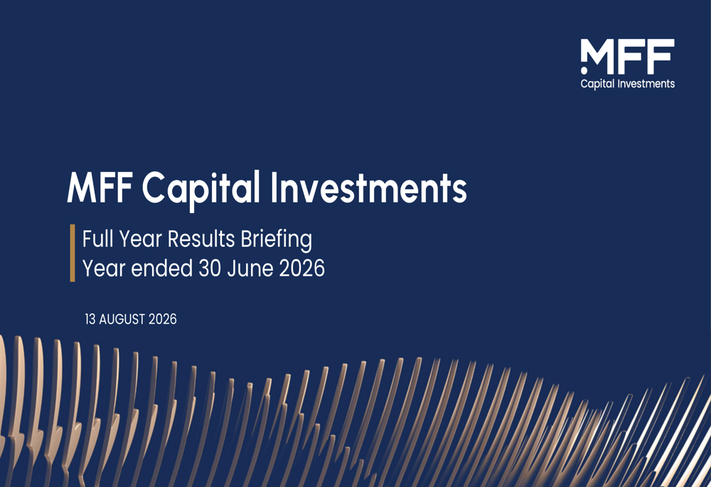 MFF Capital FY26 slides