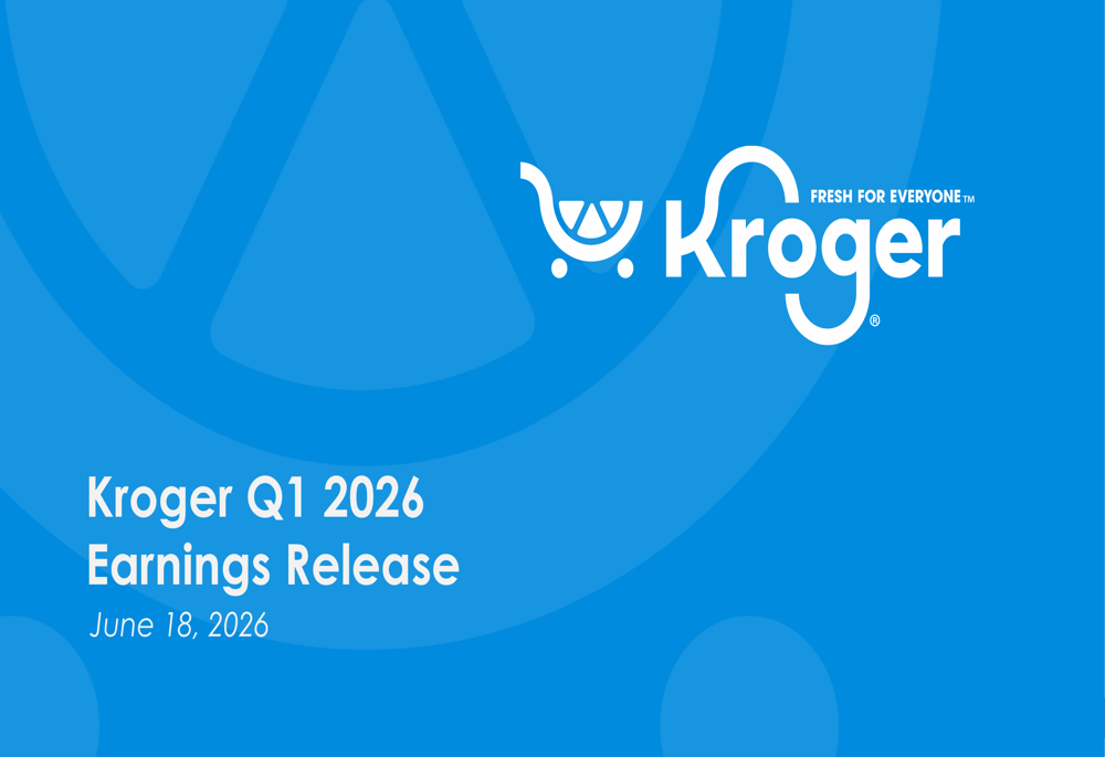 Kroger Q1 2026 slides
