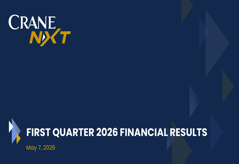 Crane NXT Q1 2026 slides