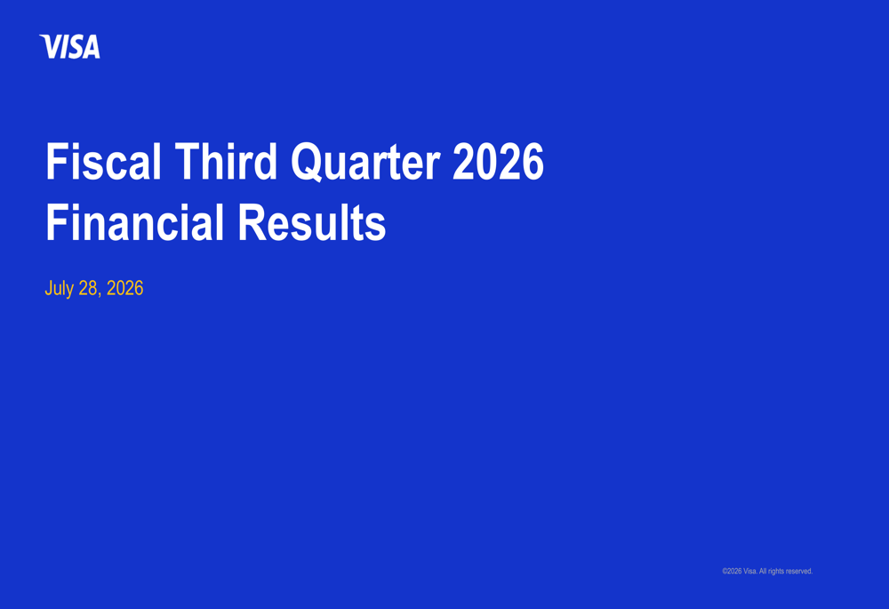 Visa Q3 FY2026 slides