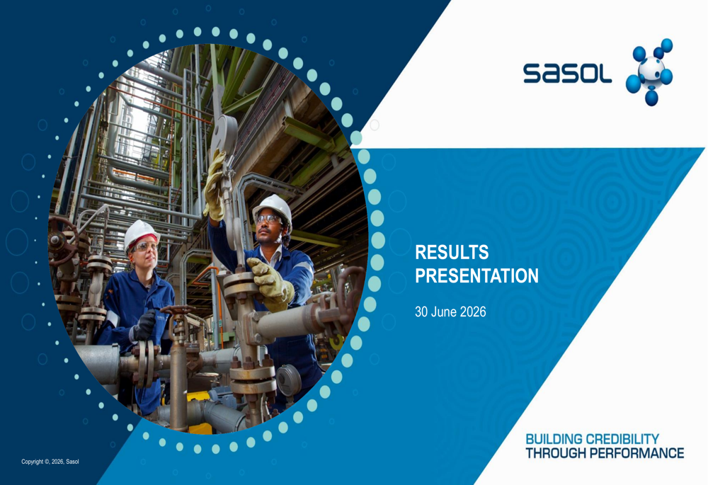 Sasol FY26 slides