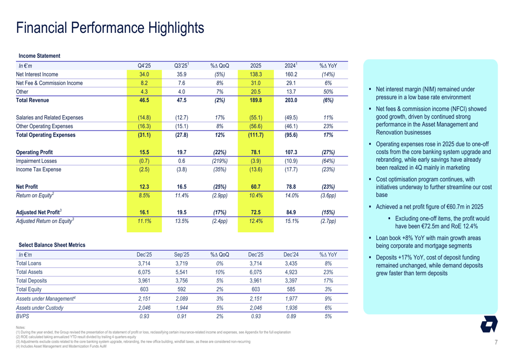 Artea Bank.pdf Artea Bank Q4 2025 slides: profit falls 23% but record payout announced ...