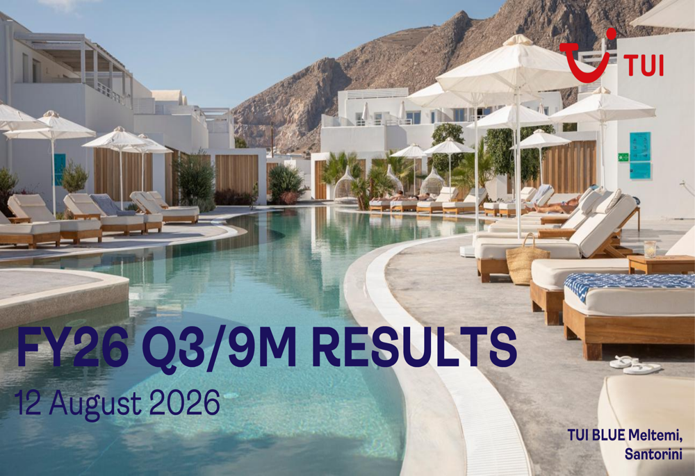 TUI Q3 FY26 slides