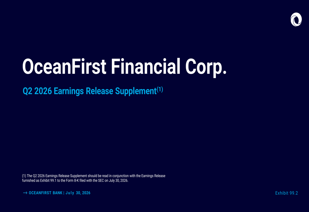 OceanFirst Q2 2026 slides