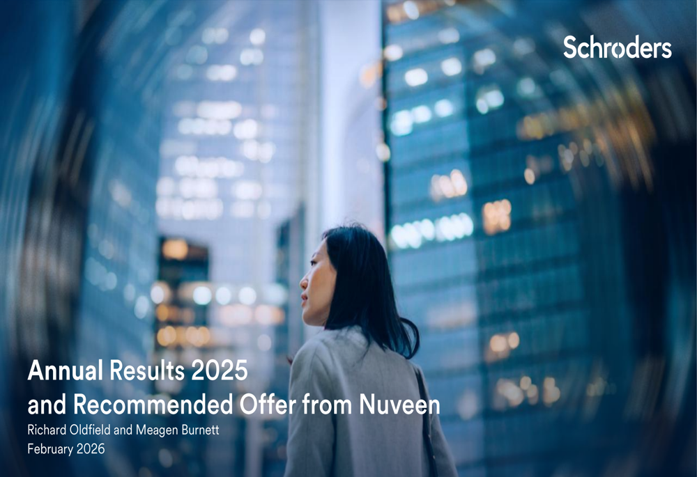 Schroders FY 2025 slides