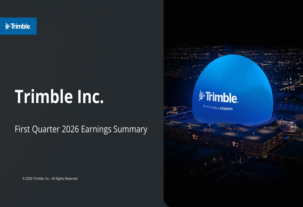 Trimble Q1 2026 slides