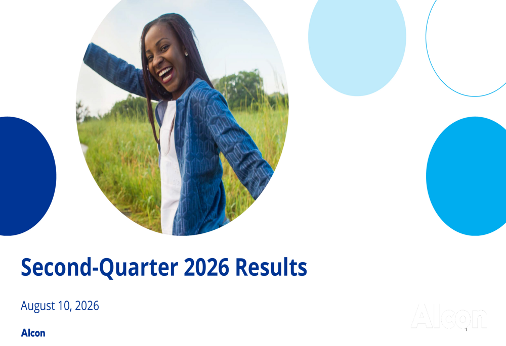 Alcon Q2 2026 slides