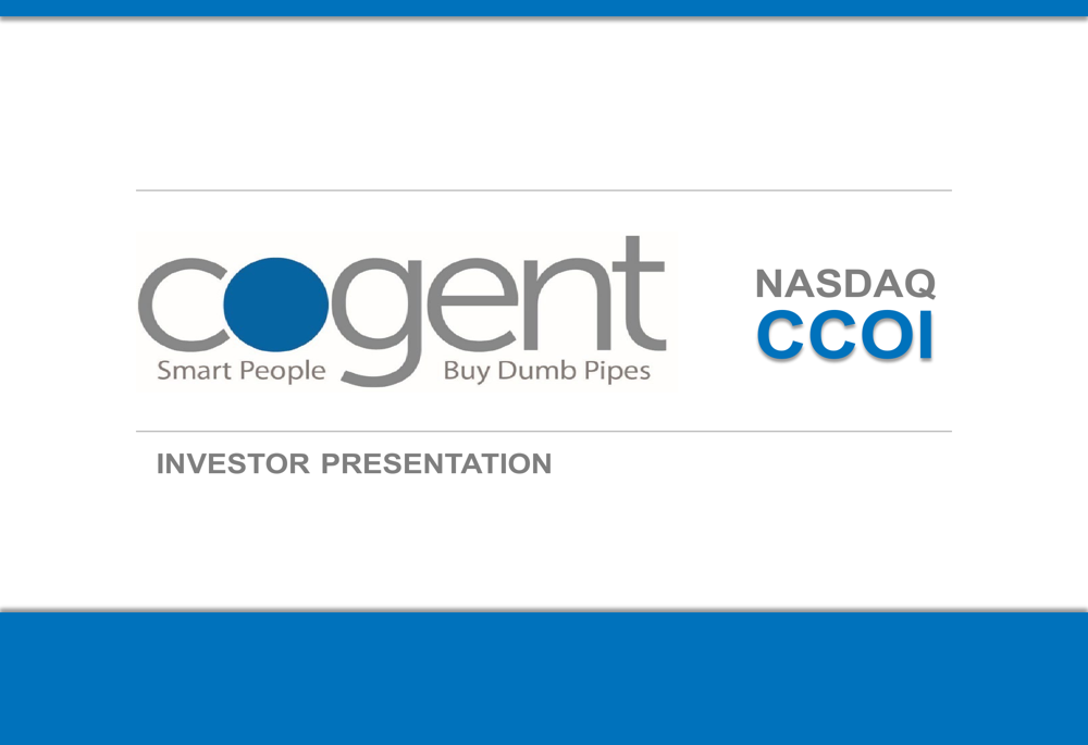 Cogent Q2 2026 slides