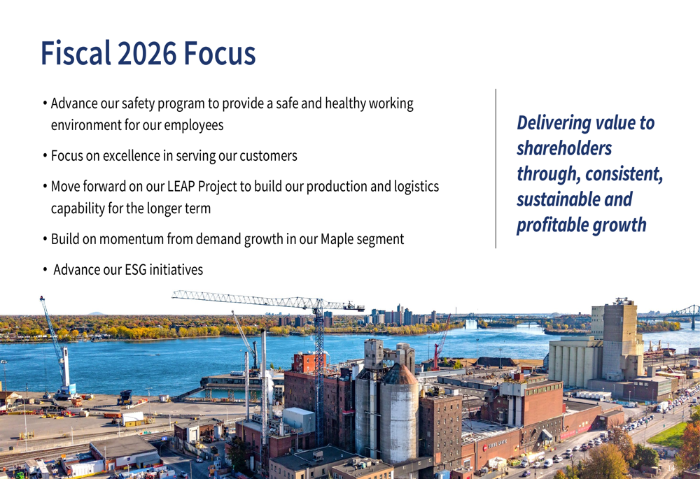 Rogers Sugar Q1 2026 slides: Adjusted earnings up 27% as LEAP project ...