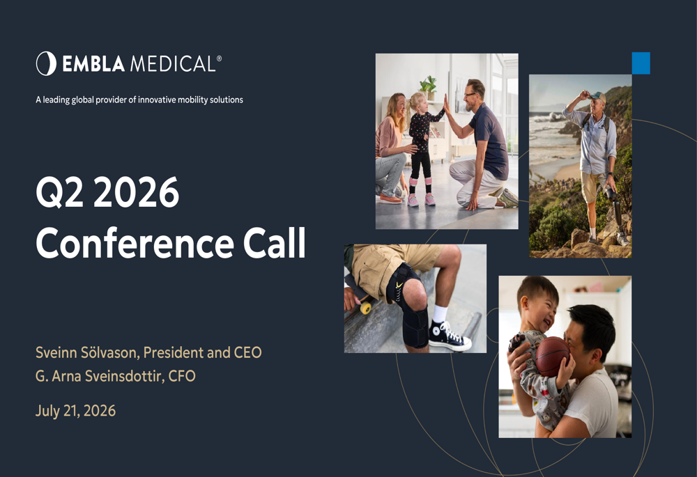 Embla Medical Q2 2026 slides