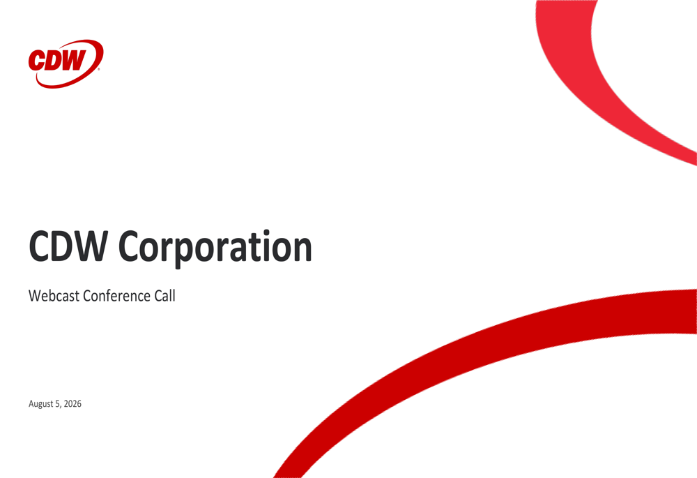 CDW Q2 2026 slides