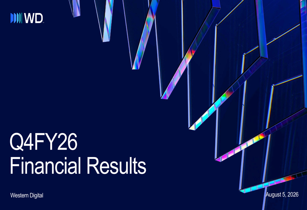 Western Digital Q4FY26 slides
