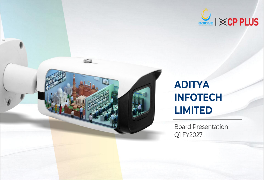 Aditya Infotech Q1 FY27 slides