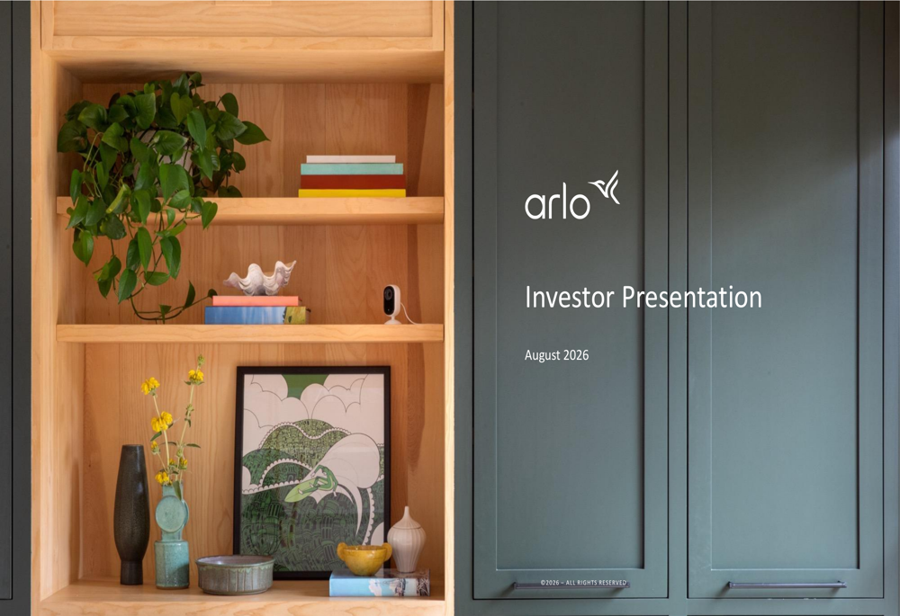 Arlo Q2 2026 slides