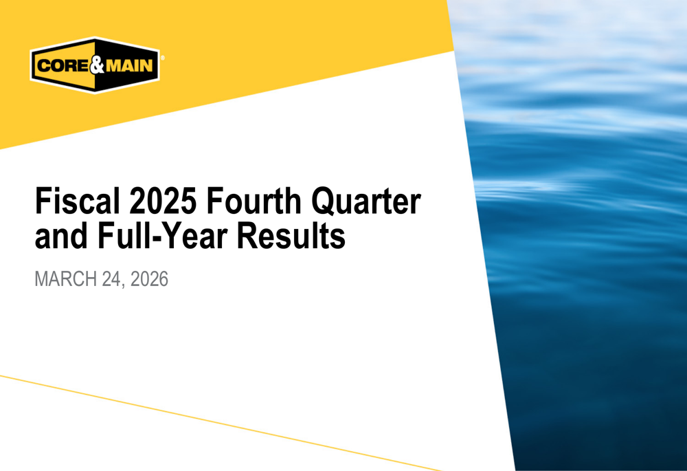 Core & Main Q4 FY2025 slides