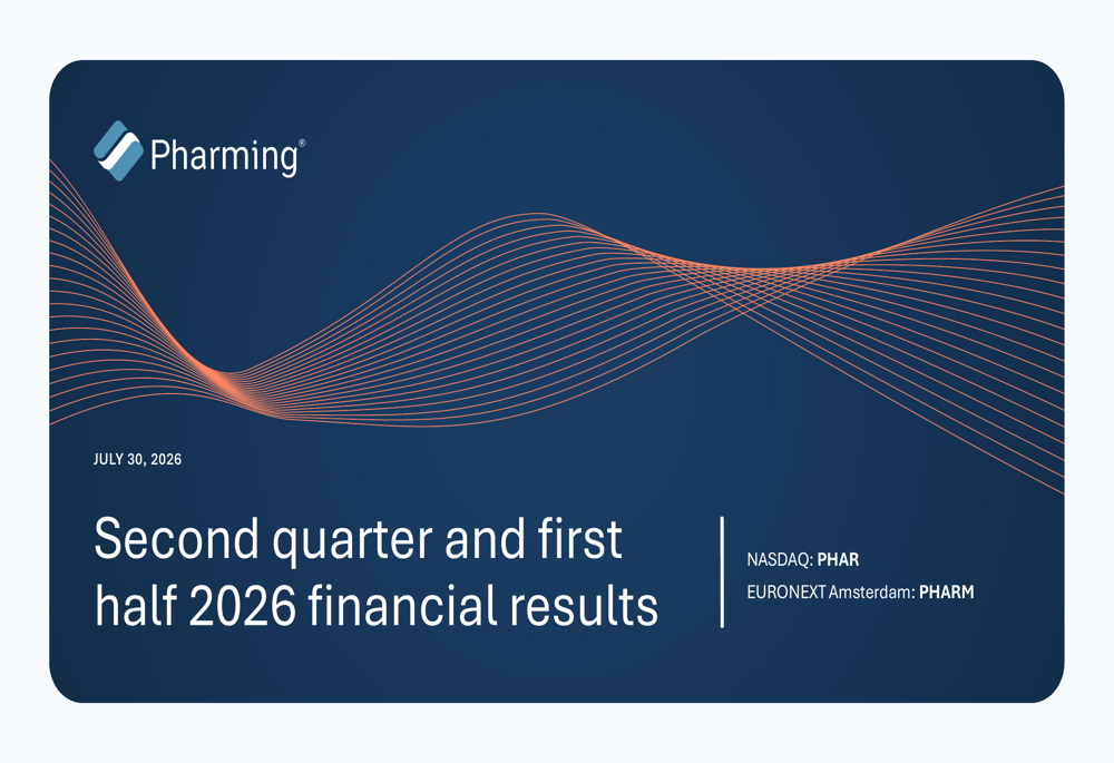 Pharming Q2 2026 slides