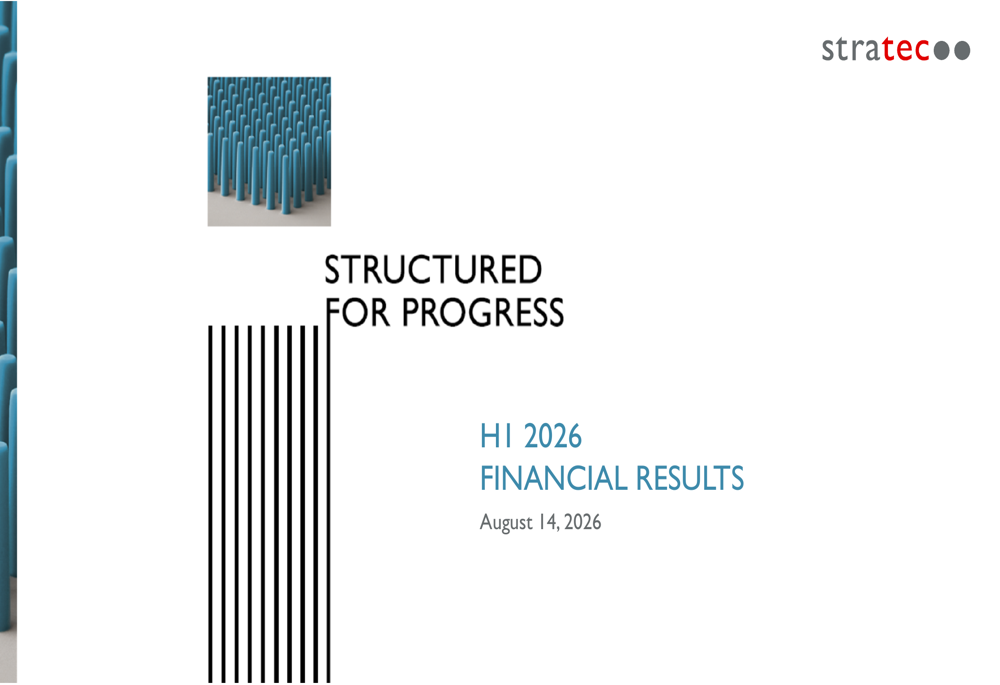 Stratec H1 2026 slides