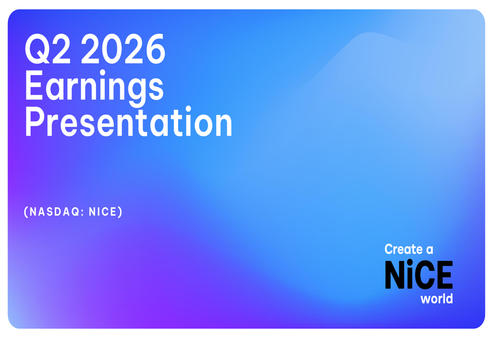 NICE Q2 2026 slides