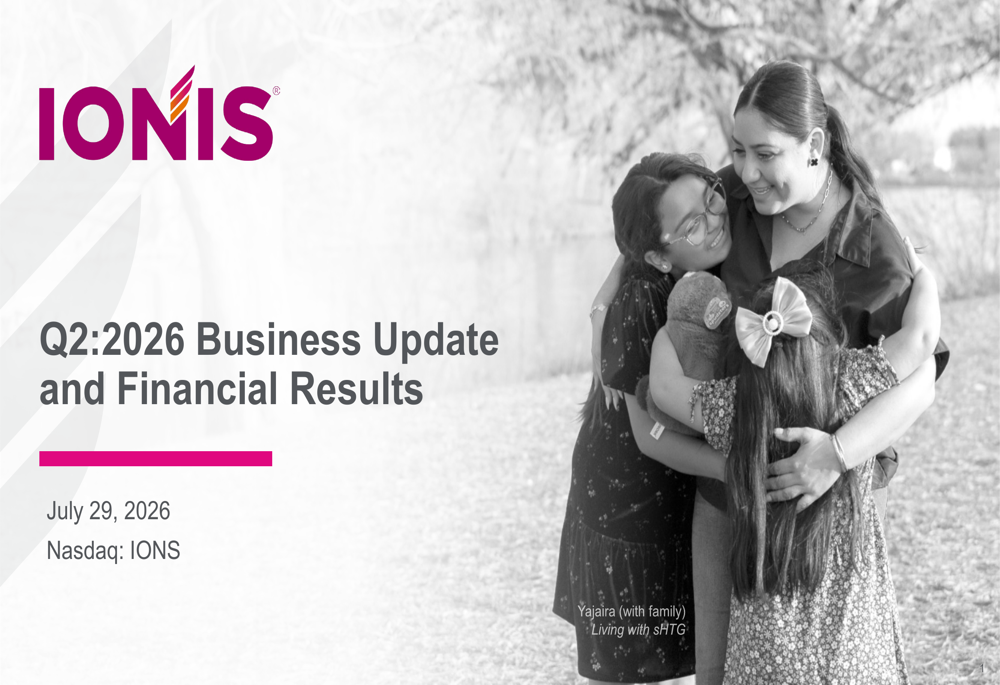 Ionis Q2 2026 slides