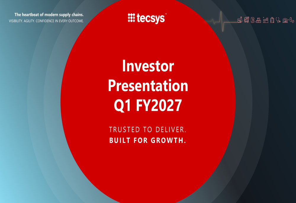 Tecsys Q1 FY2027 slides