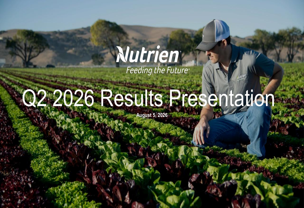 Nutrien Q2 2026 slides