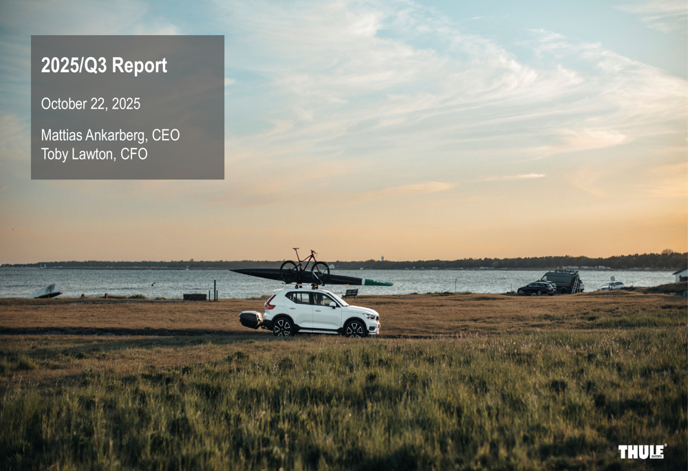 Thule Group Q3 2025 slides