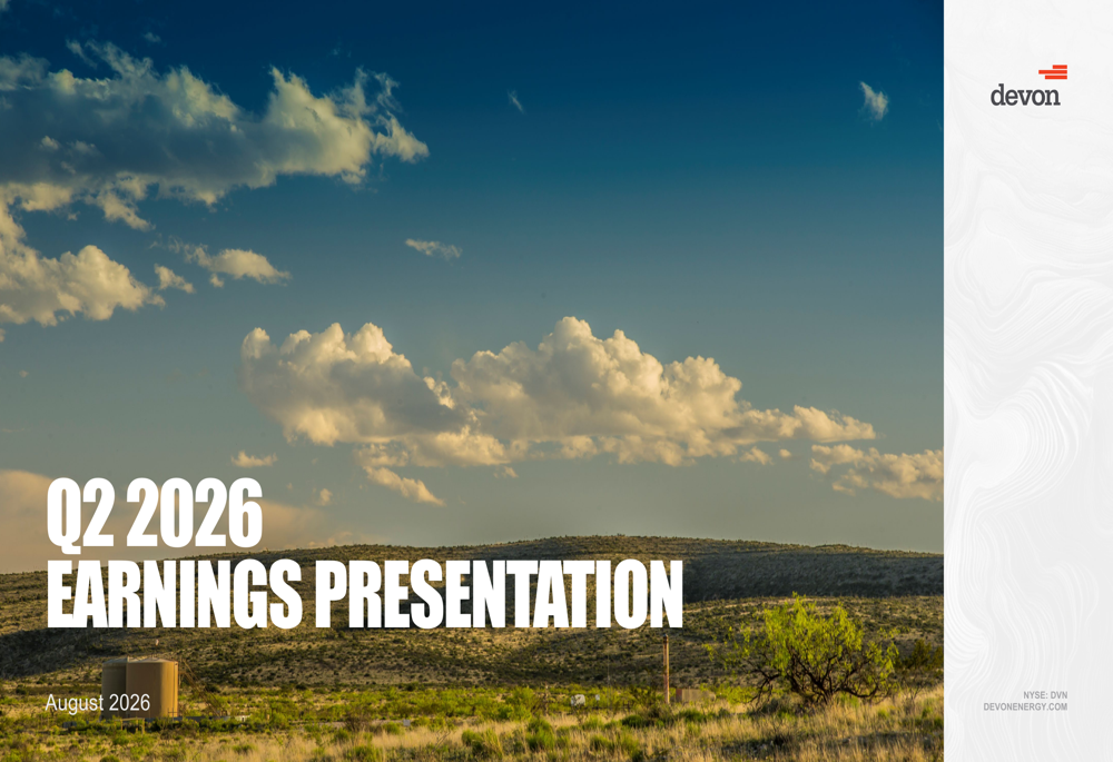 Devon Energy Q2 2026 slides