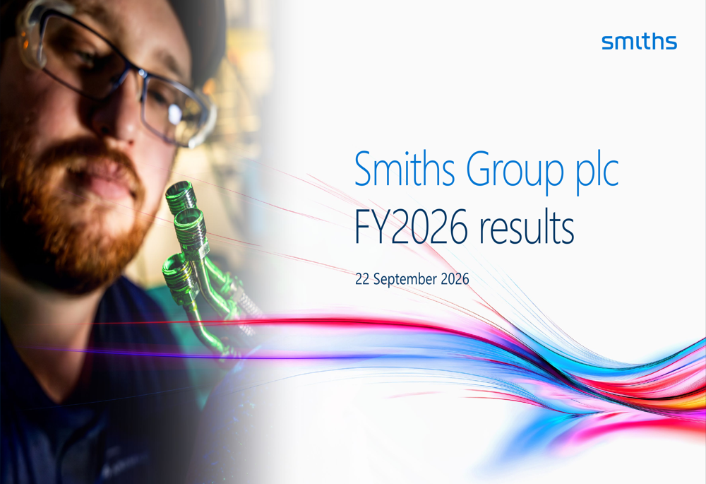 Smiths Group FY2026 slides