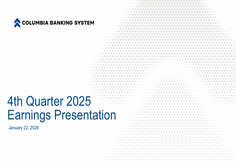 Columbia Banking Q4 2025 slides