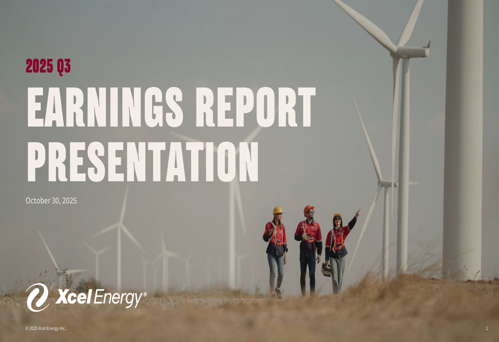 Xcel Energy Q3 2025 slides