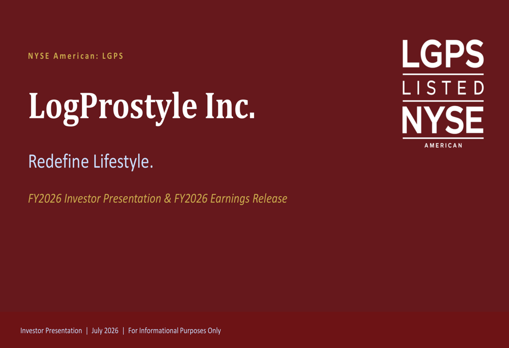 LogProstyle FY2026 slides