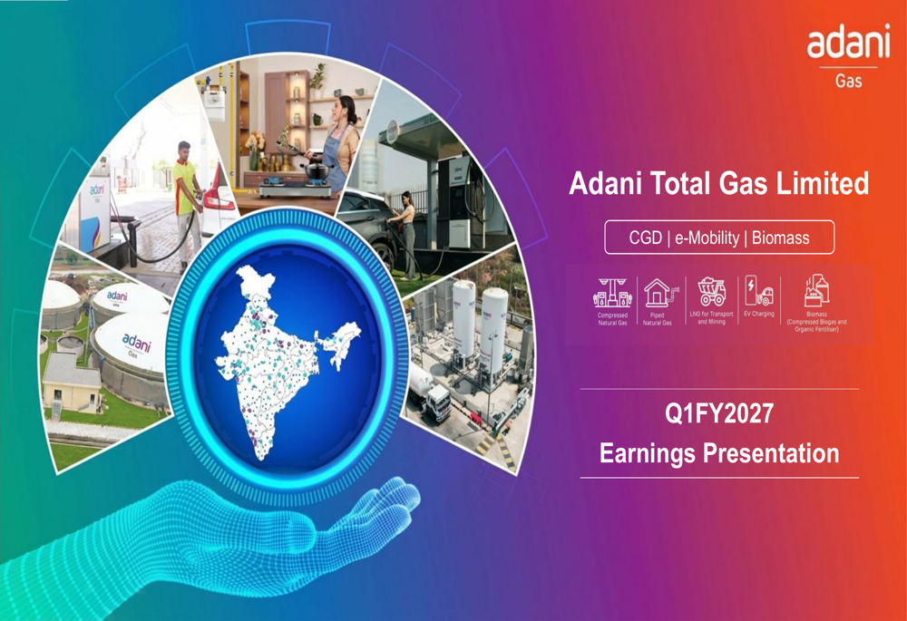 Adani Total Gas Q1 FY27 slides