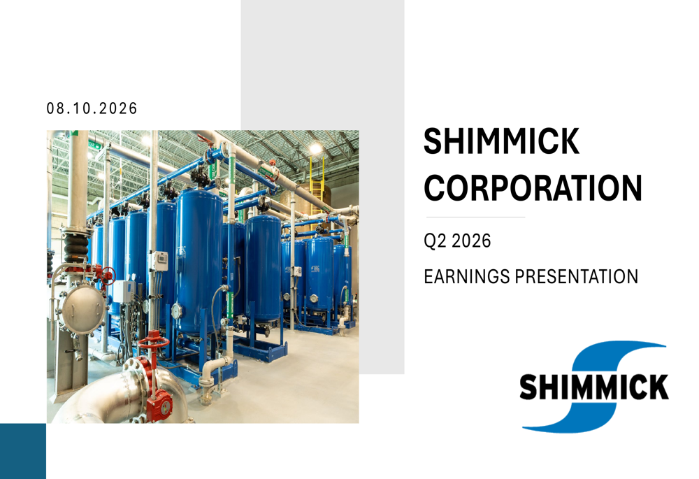 Shimmick Q2 2026 slides