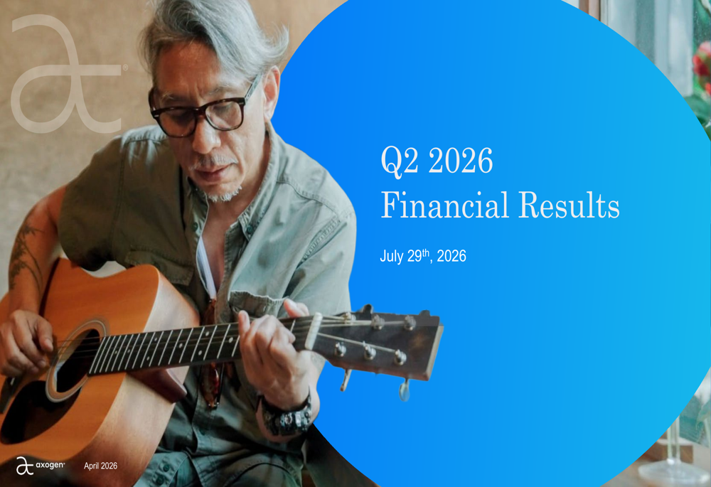 Axogen Q2 2026 slides