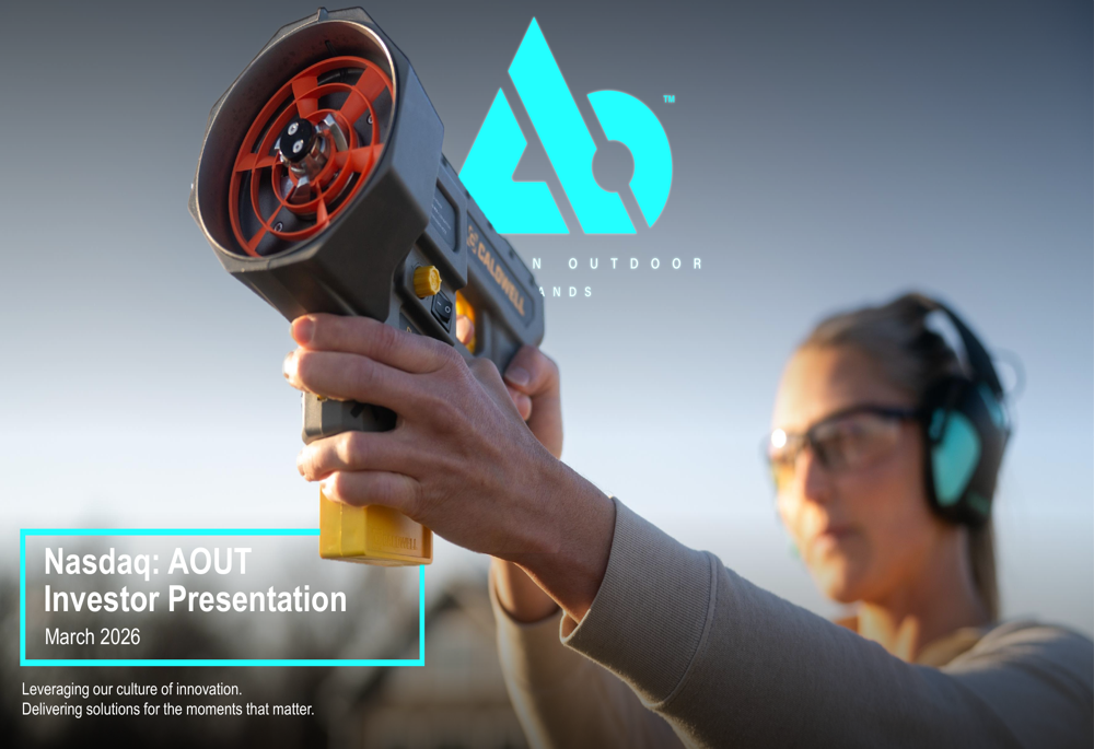 American Outdoor Brands Q3 FY26 slides