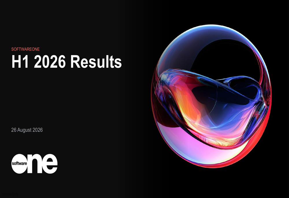 SoftwareONE H1 2026 slides