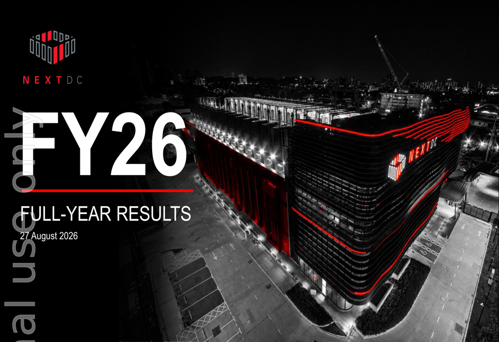 NEXTDC FY26 presentation