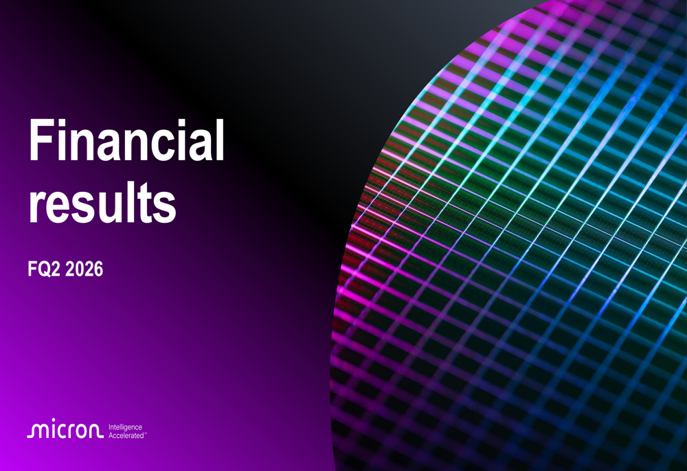 Micron Q2 2026 slides